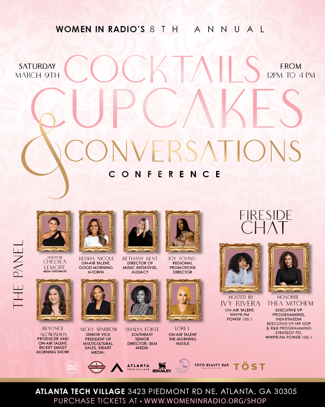 Women In Radio Cocktails Cupcakes