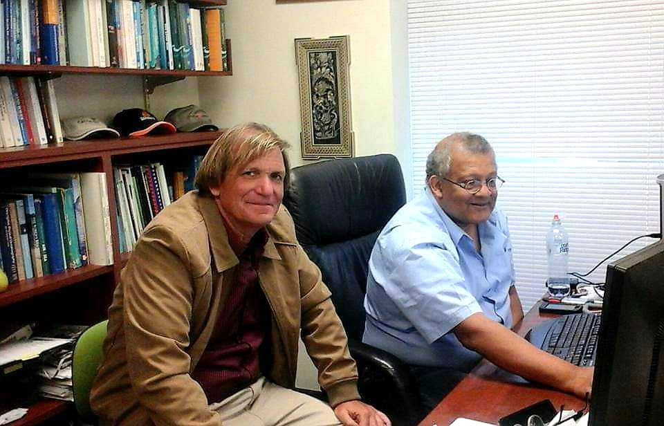 Blaine Gibson and Professor Charitha Pattiaratchi